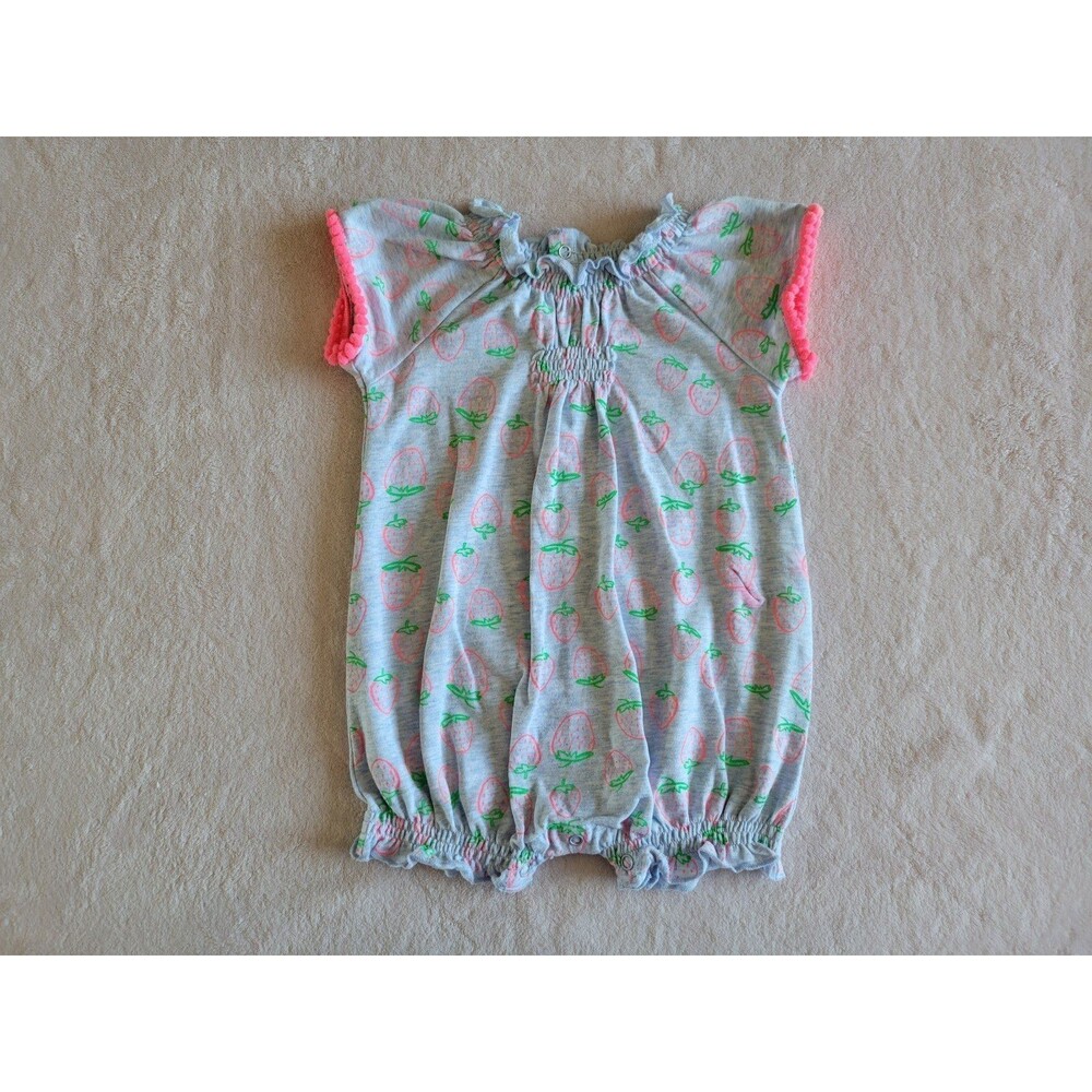 Fashionable Grey Baby Bodysuit  Size 6 Months